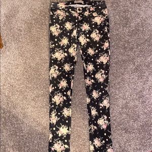 Floral Black Denim’s